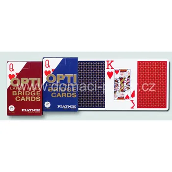Společenská hra Piatnik Bridž Opti - modré