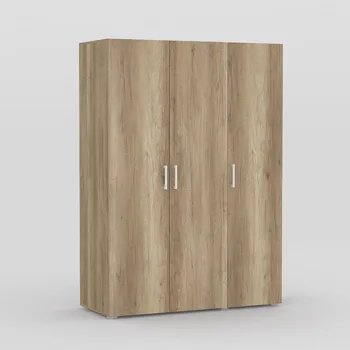 Šatní skříň Skříň kombinovaná třídvéřová Rea Venezia 150cm Dub canyon