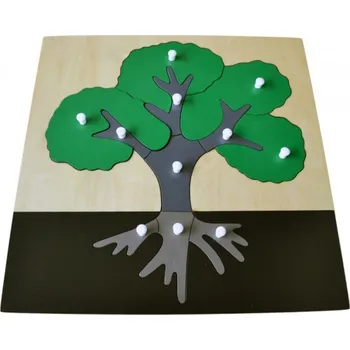 Montessori Vkládací puzzle Strom
