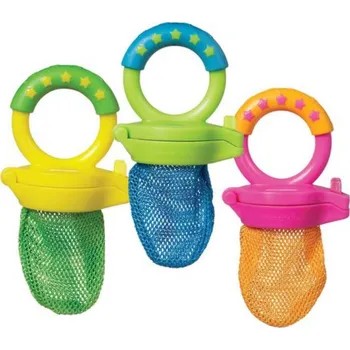 dětská jídelní sada Munchkin Krmící síťka na ovoce - Fialová síťka