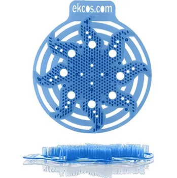 WC čistič Pisoárové sítko Powerscreen světlemodré - vůně mango (2ks)