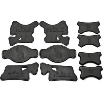 Motocyklový chránič MOBIUS kit podložek ortézy X8 velká sada - 2XL