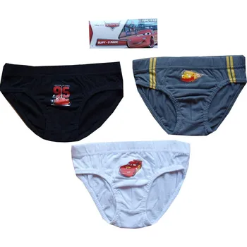 Chlapecké spodní prádlo xcena Cars bavlněné slipy sada 3ks Velikost: 3 roky