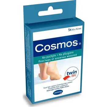 Náplast HARTMANN Cosmos Twin Tec na puchýře na patě 45 x 76 mm 5 ks
