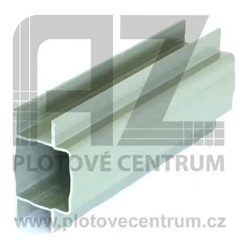 Příslušenství pro plot Stabilizační držák pro podhrabové desky se zámkem | plastový | pro sloupek profilu 60 × 60 mm