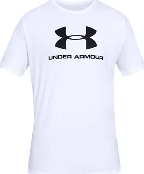 Pánské tričko Under Armour Sportstyle Logo SS 1329590-100 bílé