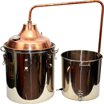 Destilační přístroj PH Konyha Copper Inox Premium destilační souprava 92 l
