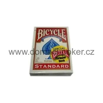 Poker karty Bicycle gaff Stripper deck - stoupající kouzelnické karty červené