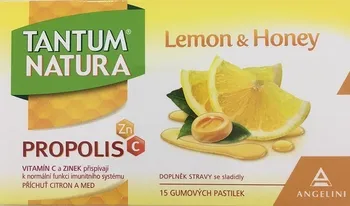 Angelini Pharma Tantum Natura Lemon & Honey 15 pas.