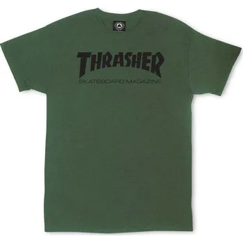 Pánské tričko Thrasher Skate Mag olivové