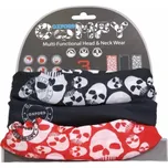 Oxford Univerzální multifunkční nákrčník Comfy 3-pack Skulls