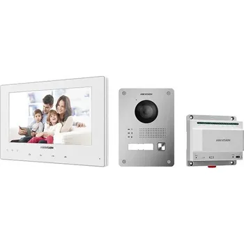 Hikvision Sada dvoudrátového interkomu DS-KIS701/EU-W Hikvision Sada dvoudrátového interkomu DS-KIS701/EU-W
