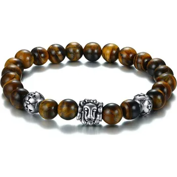 Náramek Steel Edge Náramek na ruku tygří oko JCFBR-477