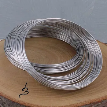 Hobby drát Paměťový drát nerez 304 pr. 6 cm - 100 ot.