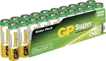 Článková baterie GP Super Alkaline Battery AA 20 ks