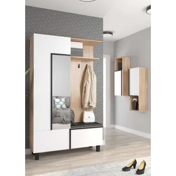 Předsíňová stěna Lars Sonoma/bílá