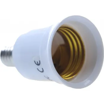 Objímka na žárovku Redukce patice žárovky z E14 na E27