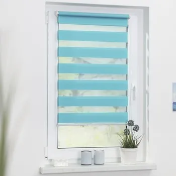 Roleta Roleta Den a Noc modrá 110x150 cm