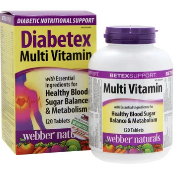 Webber Naturals Diabetex Multi Vitamin 120 tbl.