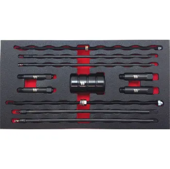 Nářadí pro automobil Velká univerzální sada na vyjmutí poškozených žhavicích svíček, Welzh (Welzh Werkzeug)