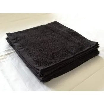 Ručník Mini froté ručník 30 x 30 cm - černý