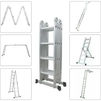 Žebřík Multifunkční žebřík 4x4 470cm