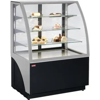 Vitrína chladící ALDAN Basic 1000, dvojitá izolační skla, černá-šedá Sleva 7020Kč