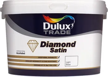 barva na zeď Dulux Diamond Satin báze k tónování 5 l bílá