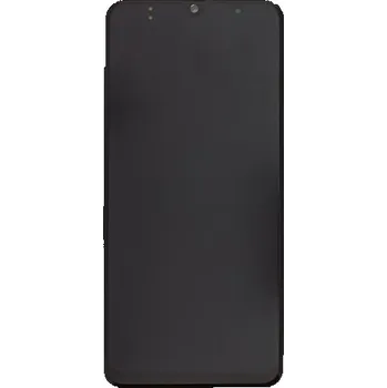 Originální Samsung LCD displej + dotyková deska + přední kryt pro Galaxy A50 (A505) černé