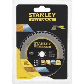 Pilový kotouč Kotouč pilový 89x10mm Stanley Fatmax - STA10420 HCS 44z dřevo/kov