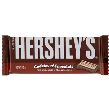 Čokoláda Hershey's Cookies 'n' Chocolate Bar 43 g