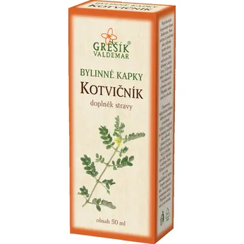 Valdemar Grešík Bylinné kapky Kotvičník…