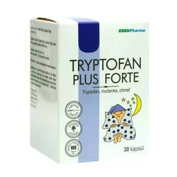 Přípravek na podporu paměti a spánku Edenpharma Tryptofan plus Forte 30 tob.