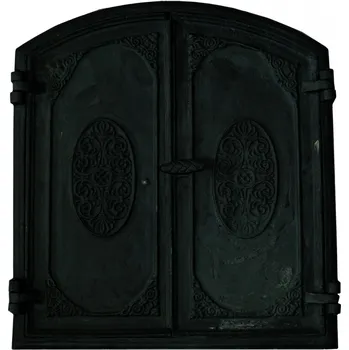 Komínová dvířka Dvířka pecová - udírenská -GOLEM-černá