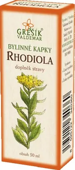 Přírodní produkt Valdemar Grešík Bylinné kapky Rhodiola 50 ml