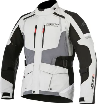 Moto bunda Alpinestars Andes Drystar bunda světle šedá/šedá/černá