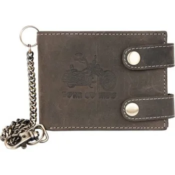 Peněženka FLW Born to ride Hnědá