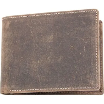 Peněženka Kožená peněženka z pevné kůže bez nápisů či značek