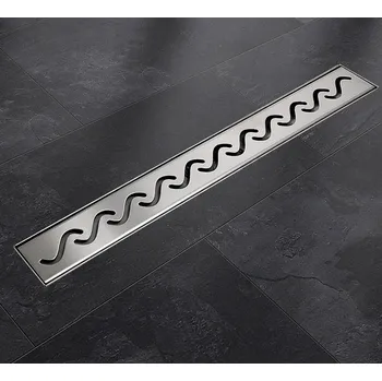 sprchový žlab Sprchový podlahový žlab 150 cm - vlnky