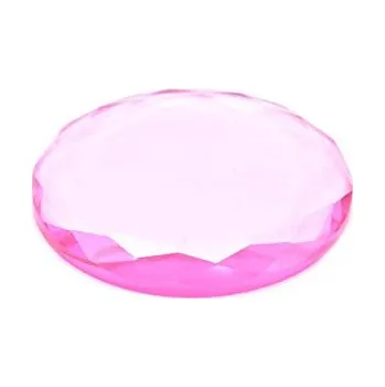 Průmyslové lepidlo Diva LASHES CRYSTAL PLATE PINK SKLENĚNÁ PODLOŽKA NA LEPIDLO RŮŽOVÁ