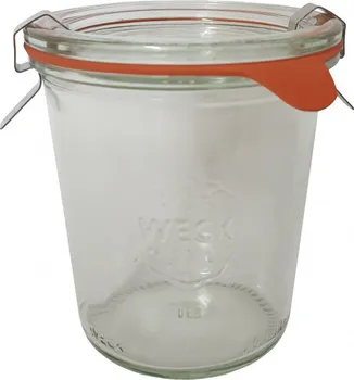 Zavařovací sklenice WECK Zavařovací sklenice 290 ml + víčko, těsnění, 2 spony