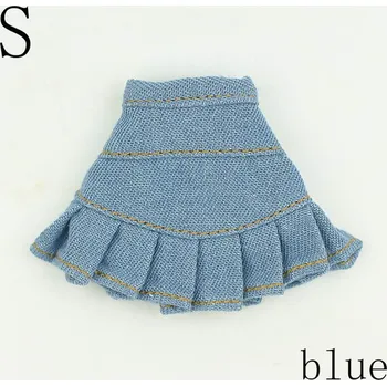 Doplněk pro panenku Čína Denim sukýnky pro panenku Blythe Barvy: Modrá