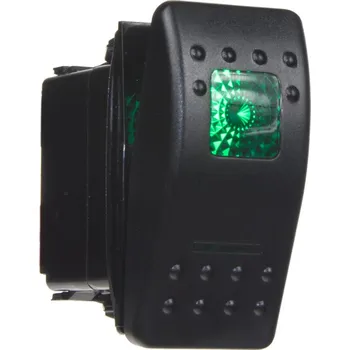 Rocker spínač zelené podsvětlení