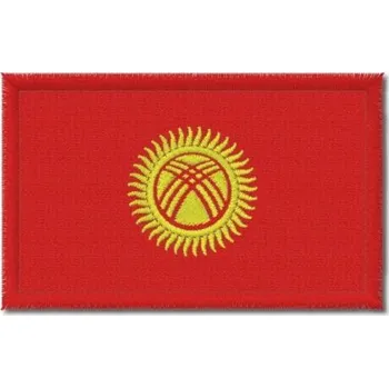 Nášivka Pelisport Nášivka Kyrgyzstánská vlajka 6 x 4 cm