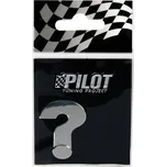 Pilot Chromovaný samolepící 3D znak (?) - Lampa Italy 07899
