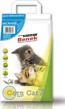 Podestýlka pro kočku Benek Super Corn Cat mořský vánek 7 l