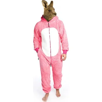 Dámský overall Dupačky teddy růžový jednorožec XXS - bílá