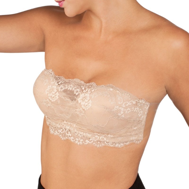 Fashion Forms - Fashion Forms neviditelná push-up podprsenka nude XL P9706