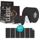 REA TAPE Classic černý set 5 + 1 zdarma