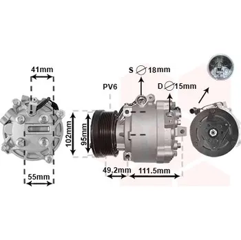 Kompresor klimatizace Kompresor klimatizace VAN WEZEL 3201K701